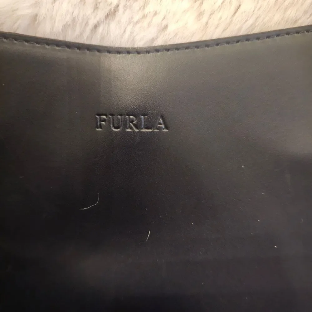 Furla Navy Blue Bag In Perfect Condition!
